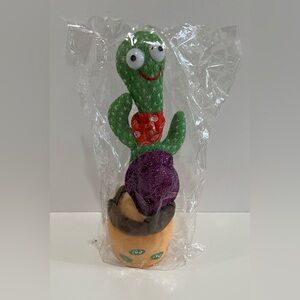 Dancing Cactus Toy with Red Bandana